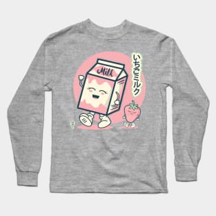 Japanese Strawberry Milk Long Sleeve T-Shirt